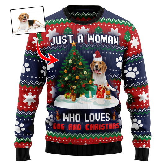 Custom Photo Dog HT92403 Ugly Christmas Sweater