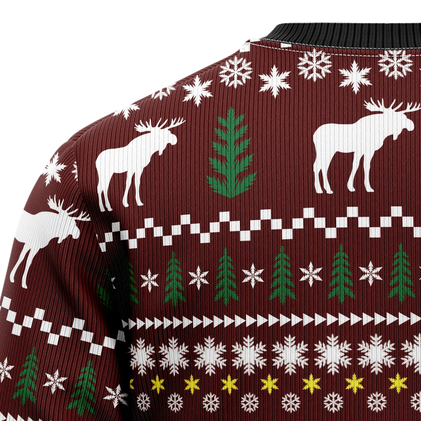 Oops, I Moosed Up TY610 Ugly Christmas Sweater