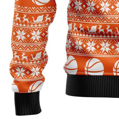 Basketball HT92803 Ugly Christmas Sweater