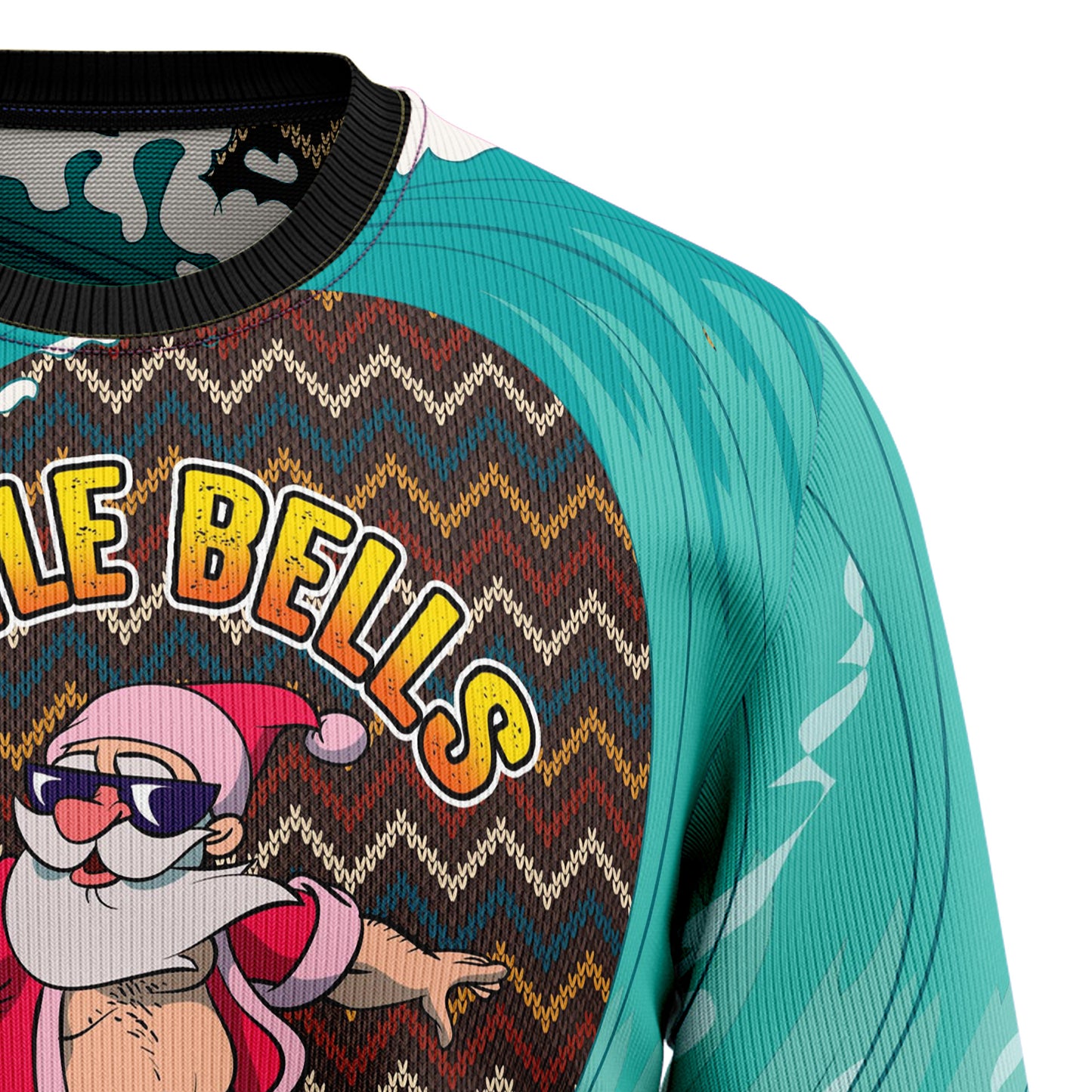 Jingle Bells Surfing Swells HT102308 Ugly Christmas Sweater