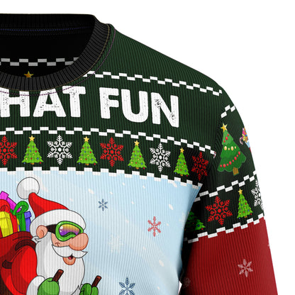 Skiing Oh What Fun TY2710 Ugly Christmas Sweater