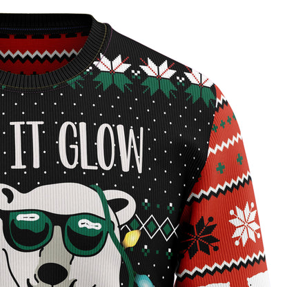 Let‘s Glow Polar Bear G5129 Ugly Christmas Sweater