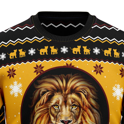 Lion Xmas TY110 Ugly Christmas Sweater