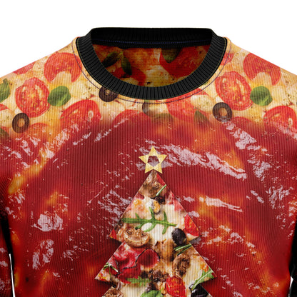 All I Want for Christmas is Pizza HZ100509 Ugly Christmas Sweater