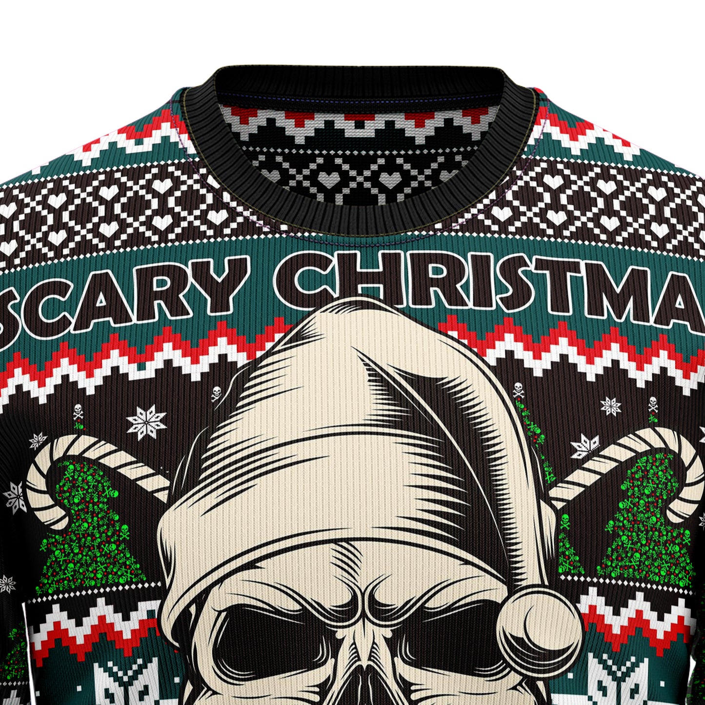Skull Scary Christmas TY249 Ugly Christmas Sweater