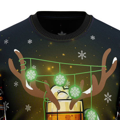 Reinbeer Awesome TY2310 Ugly Christmas Sweater