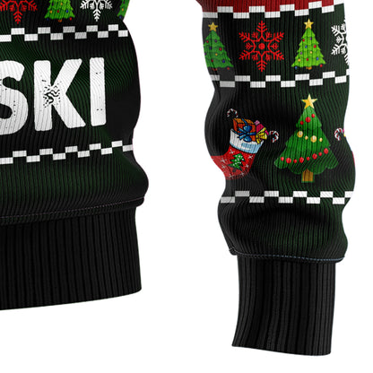 Skiing Oh What Fun TY2710 Ugly Christmas Sweater