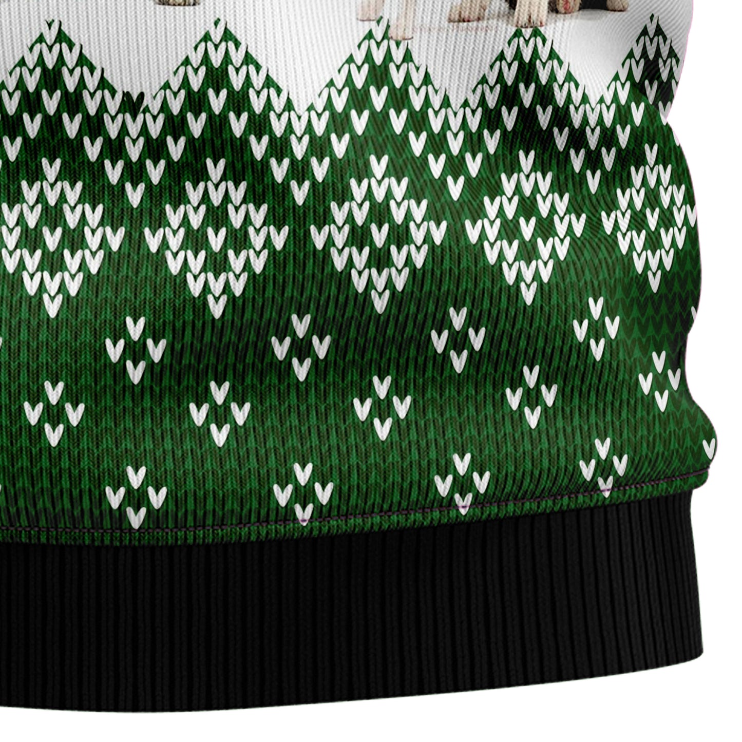 Border Collie Let It Snow D1211 Ugly Christmas Sweater