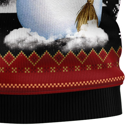 Black Cat Snowman T210 Ugly Christmas Sweater