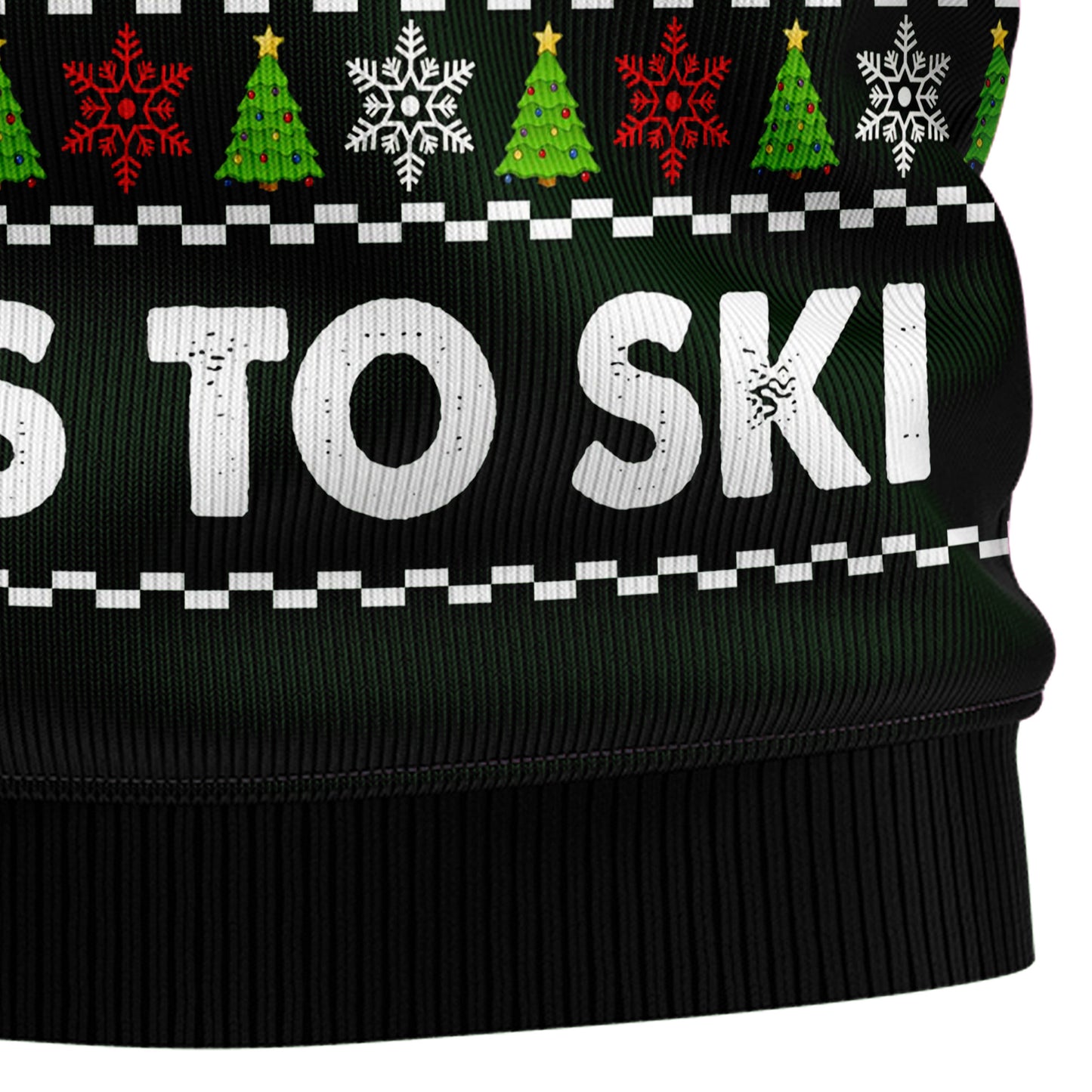 Skiing Oh What Fun TY2710 Ugly Christmas Sweater