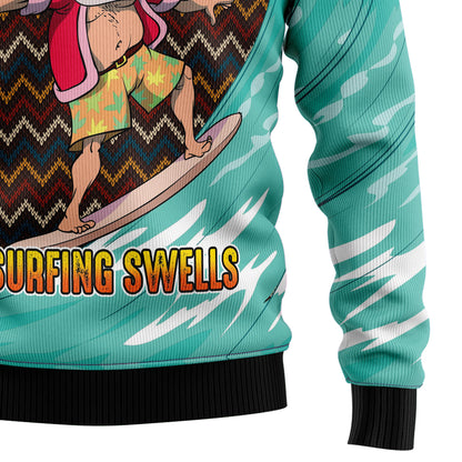 Jingle Bells Surfing Swells HT102308 Ugly Christmas Sweater