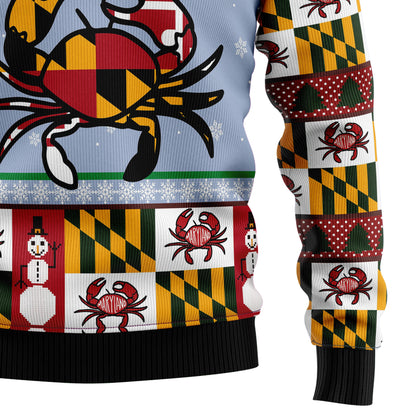 Maryland Symbols Christmas T2810 Ugly Christmas Sweater