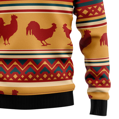 Amazing Chicken HT22906 Ugly Christmas Sweater