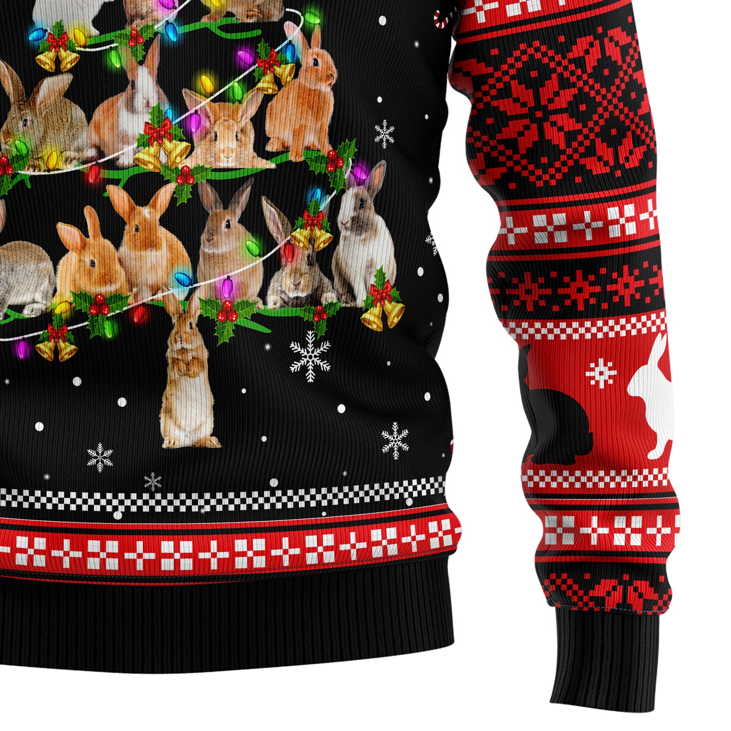 Rabbit Pine Christmas T229 All Over Print Ugly Christmas Sweater