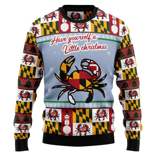 Maryland Symbols Christmas T2810 Ugly Christmas Sweater