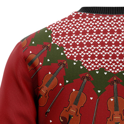 Violin Lover HZ92803 Ugly Christmas Sweater