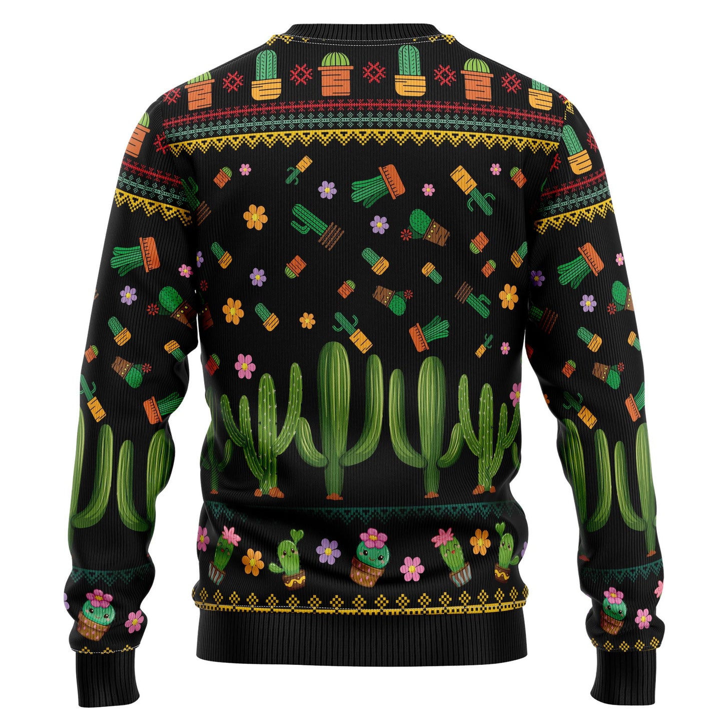 Cactus What the Fucculent HT081203 Ugly Christmas Sweater