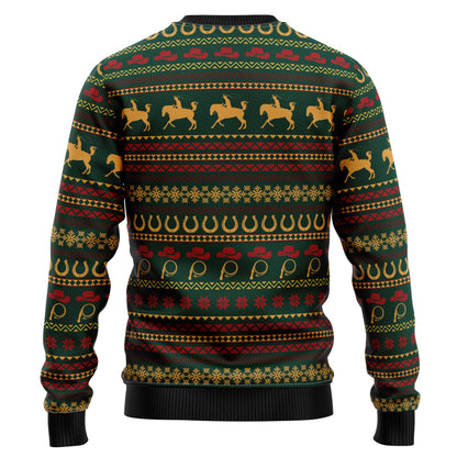 Amazing Cowboy HZ92402 Ugly Christmas Sweater