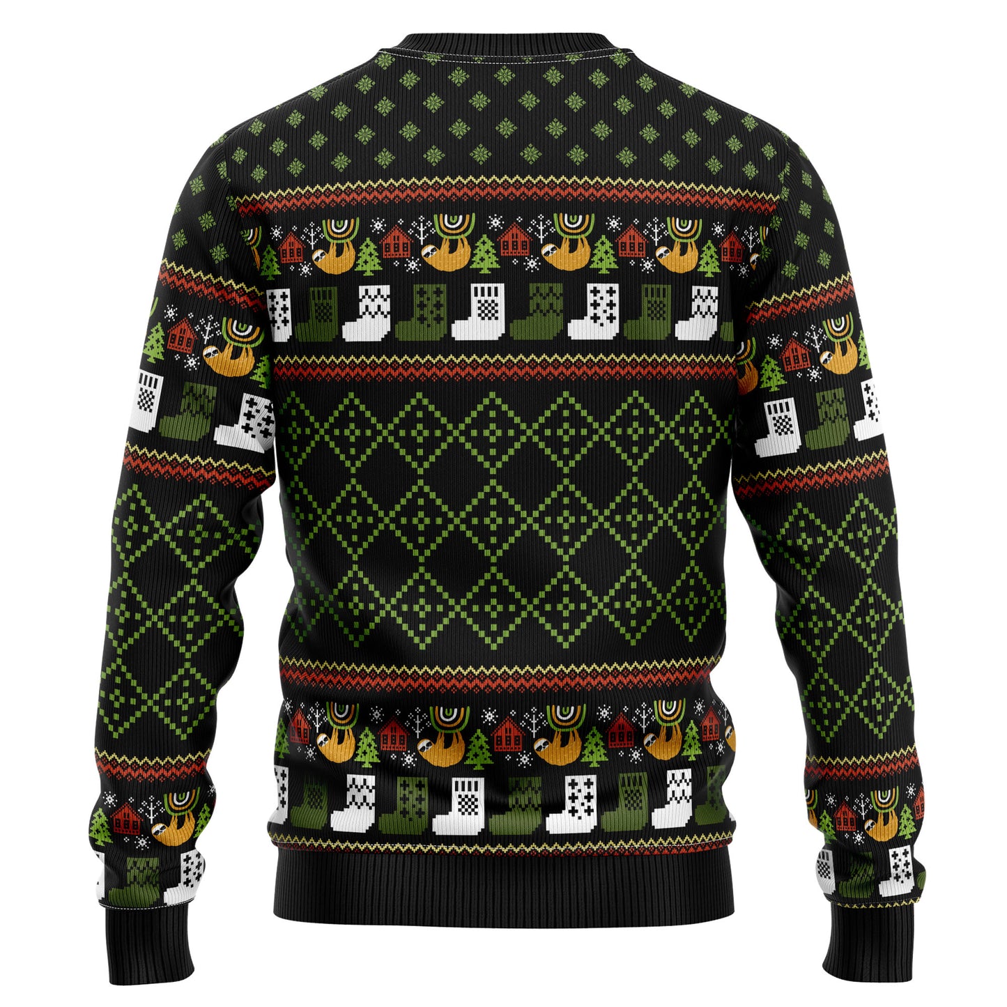 Sloth Light D1011 Ugly Christmas Sweater