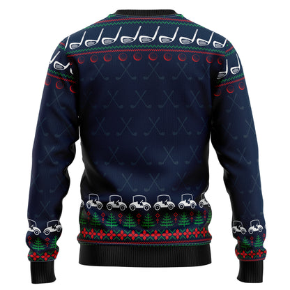 Ho Ho Hole In One HT031114 Ugly Christmas Sweater