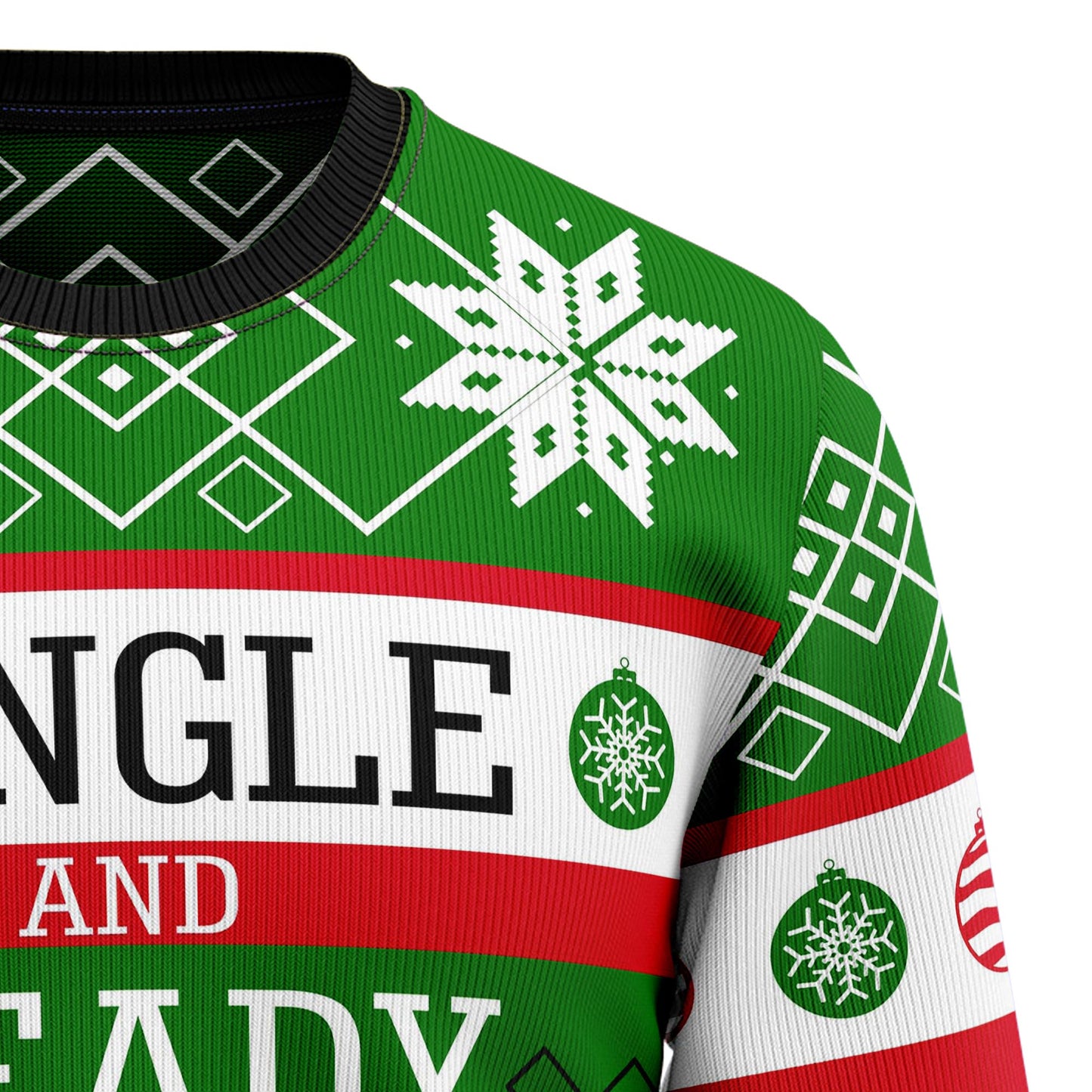 Single Ready To Jingle TY2210 Ugly Christmas Sweater