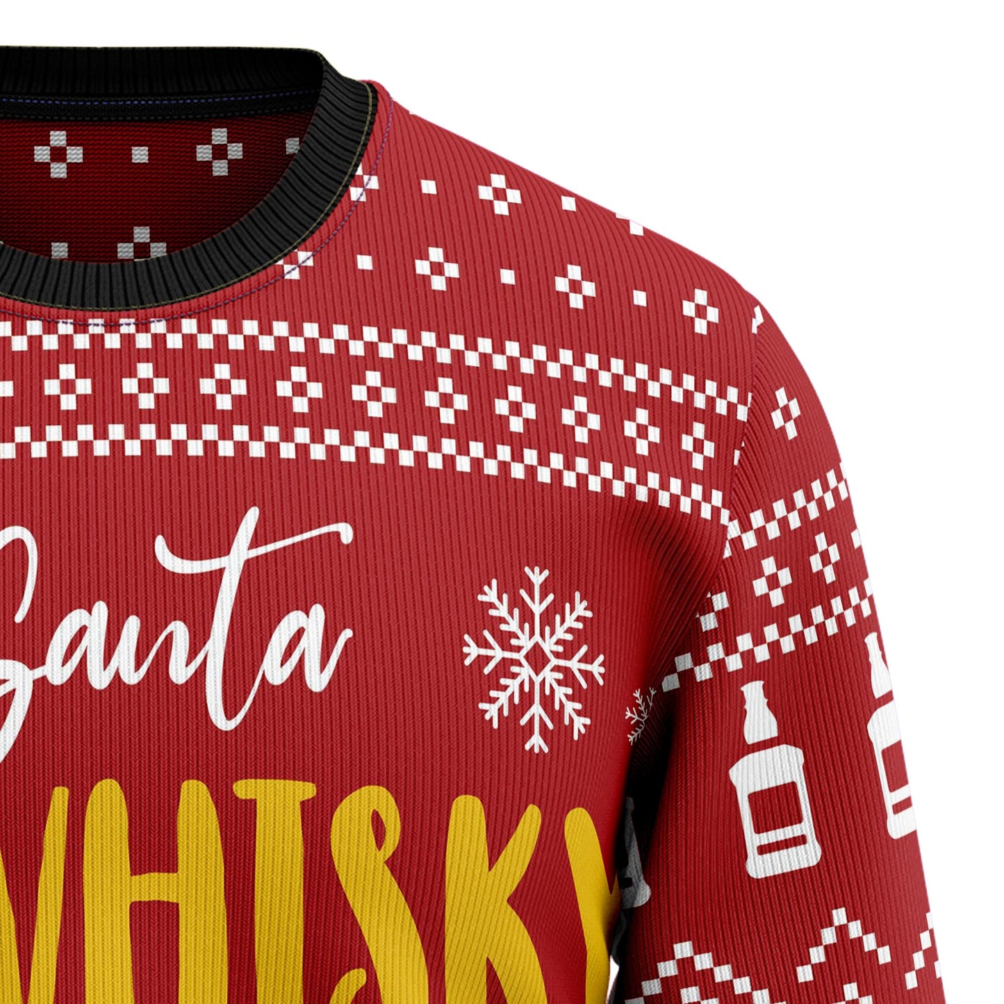 Dear Santa The Whisky Made Me Do It HZ101204 Ugly Christmas Sweater