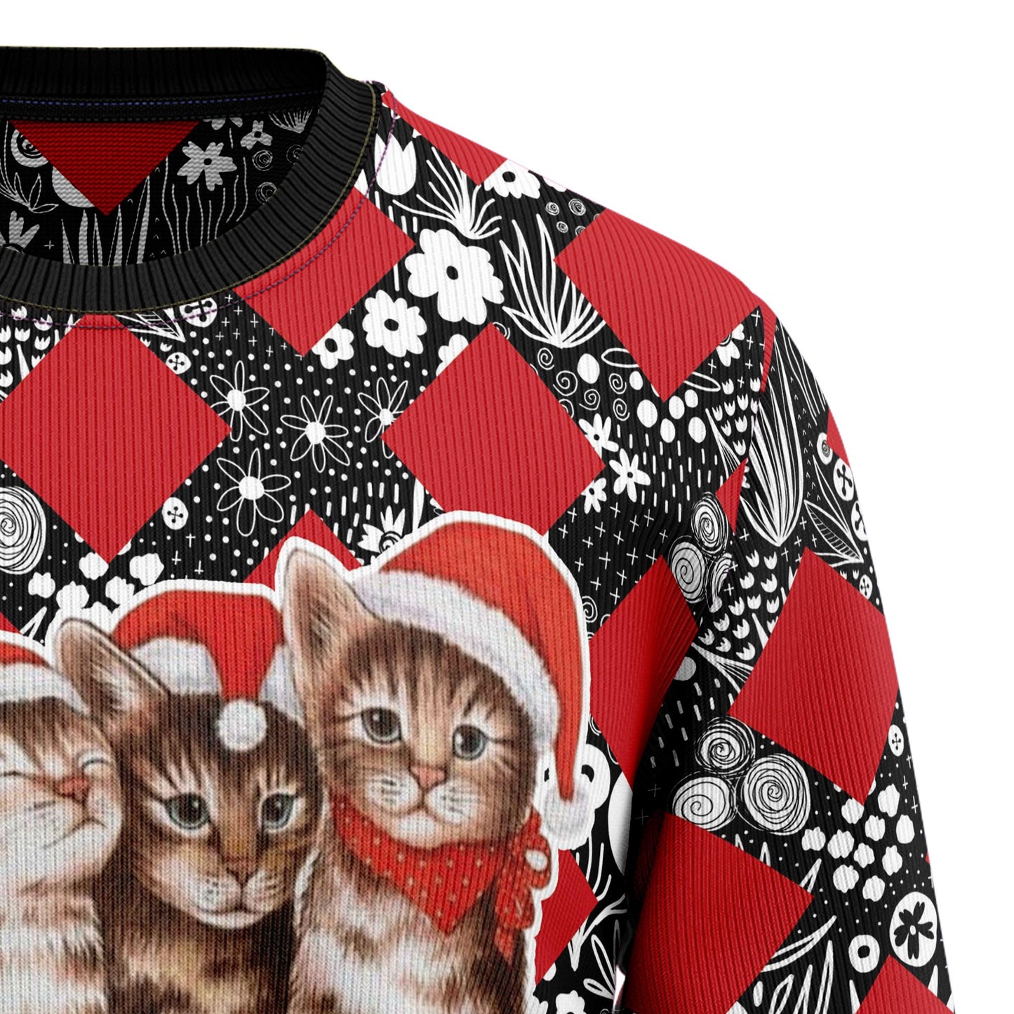 Singing Cats Kitten G51124 Ugly Christmas Sweater