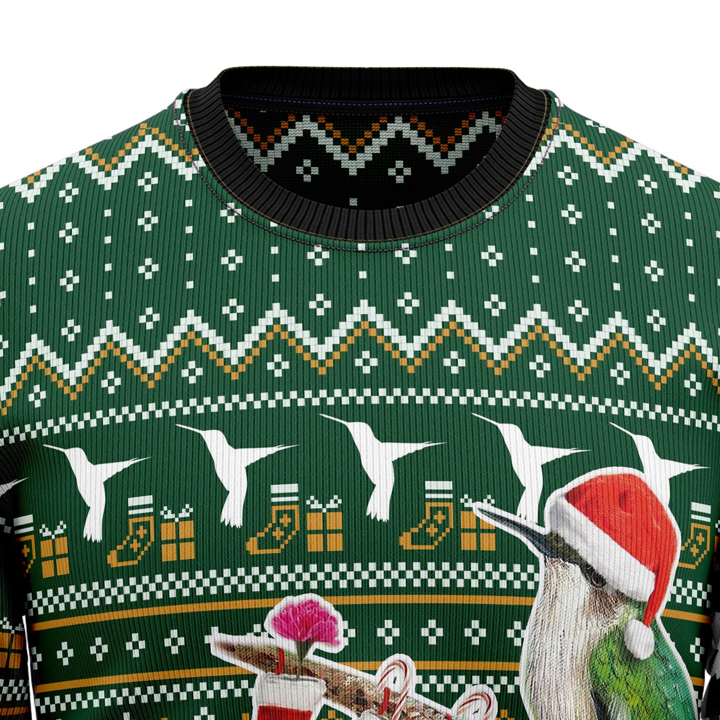 Hummingbird Family Xmas D2810 Ugly Christmas Sweater