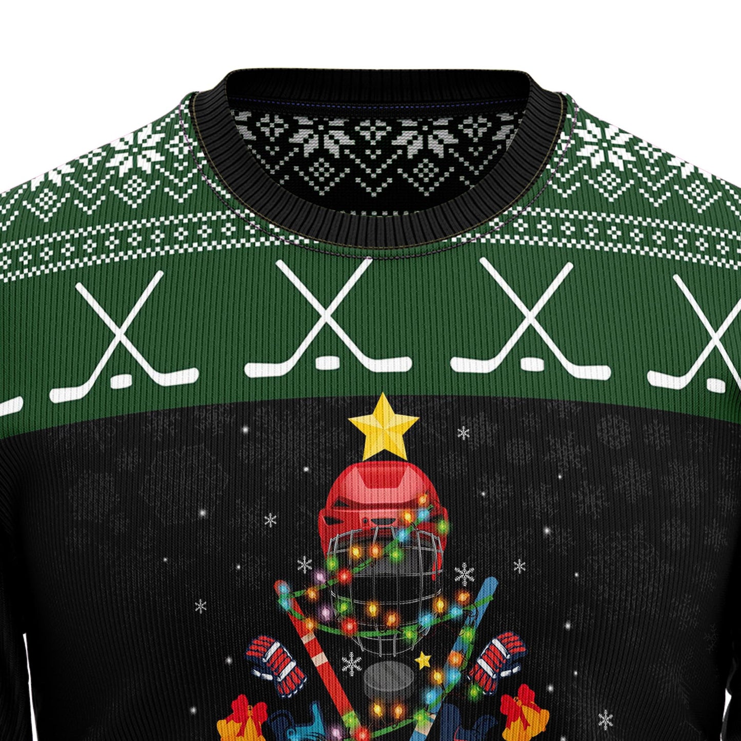 Hockey Christmas T259 Ugly Christmas Sweater