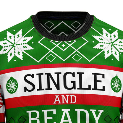 Single Ready To Jingle TY2210 Ugly Christmas Sweater