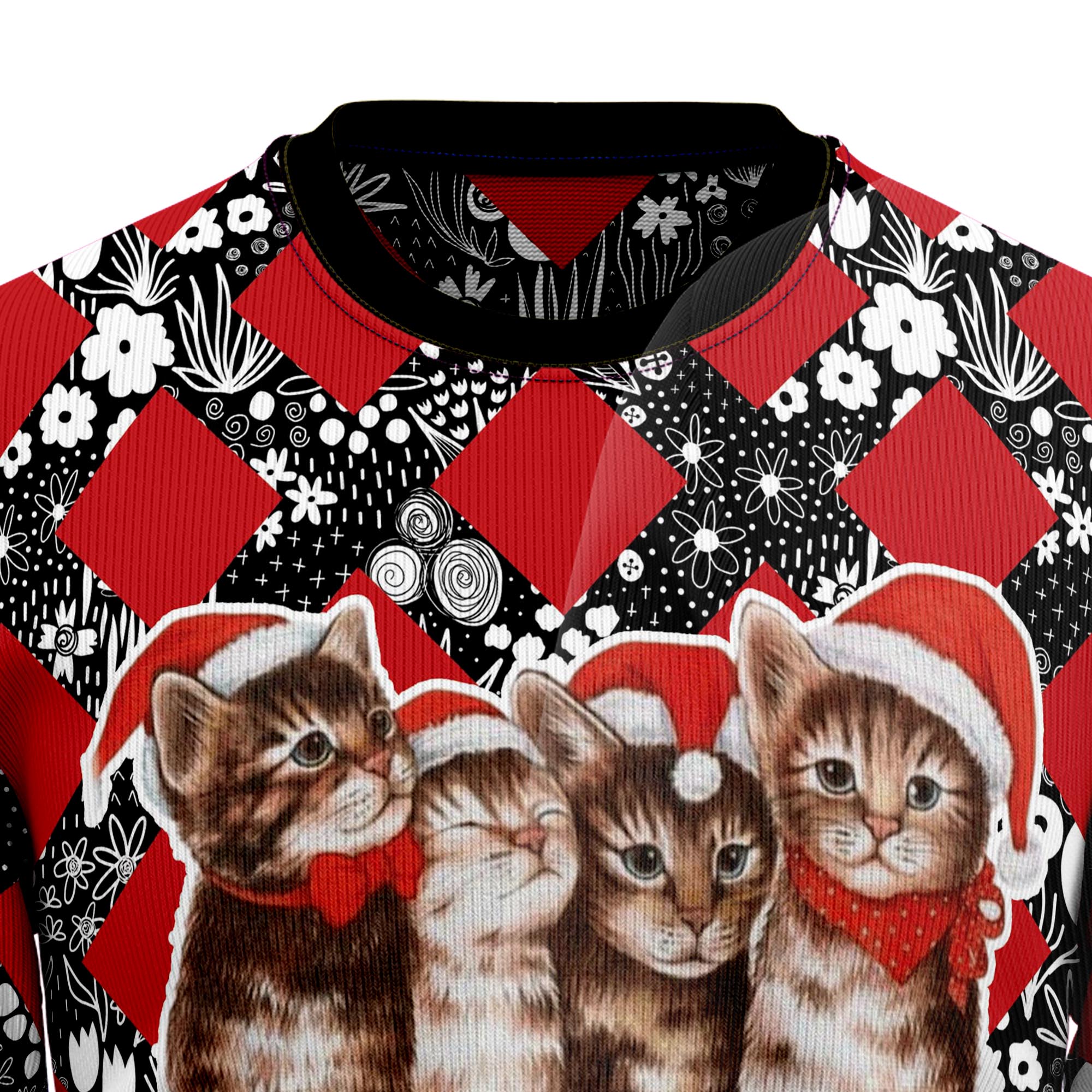 Kitten sales christmas sweater