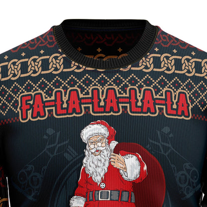 FaLaLaLa ValhallaLa Viking HZ112311 Ugly Christmas Sweater