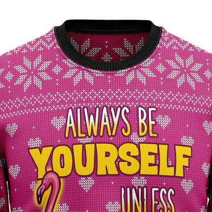 Be A Flamingo HZ101914 Ugly Christmas Sweater