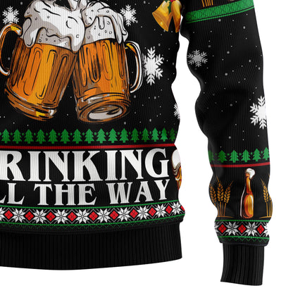 Drinker Bell TG5128 Ugly Christmas Sweater