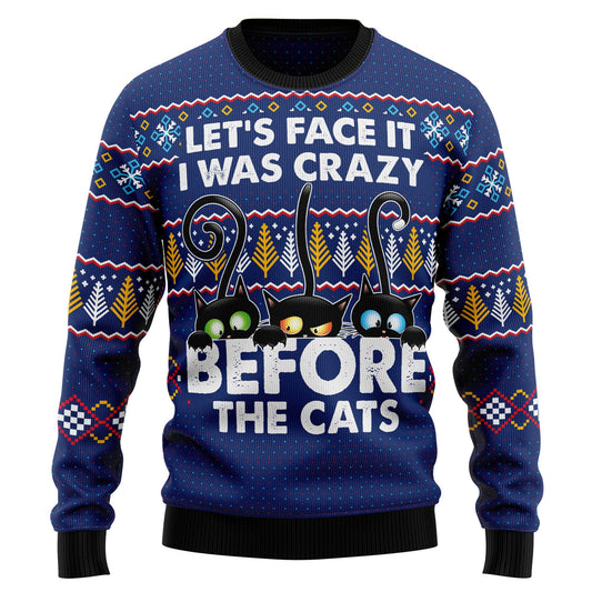 Crazy Cat TG51030 Ugly Christmas Sweater