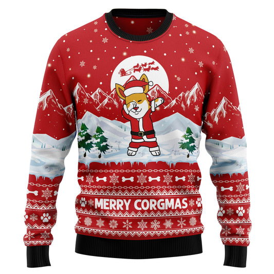 Corgi Merry Xmas G5116 Ugly Christmas Sweater