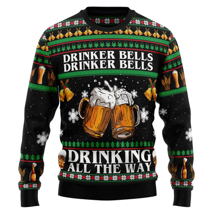 Drinker Bell TG5128 Ugly Christmas Sweater