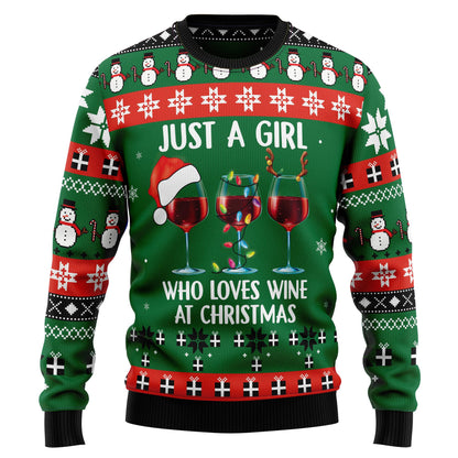 Wine Xmas T1910 Ugly Christmas Sweater
