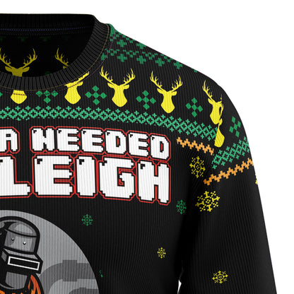 Santa Needed A Sleigh So He Called A Welder HT92508 Sweater