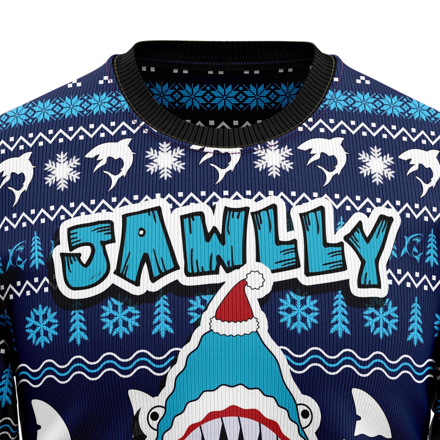 Shark Jawlly Christmas TY210 Ugly Christmas Sweater