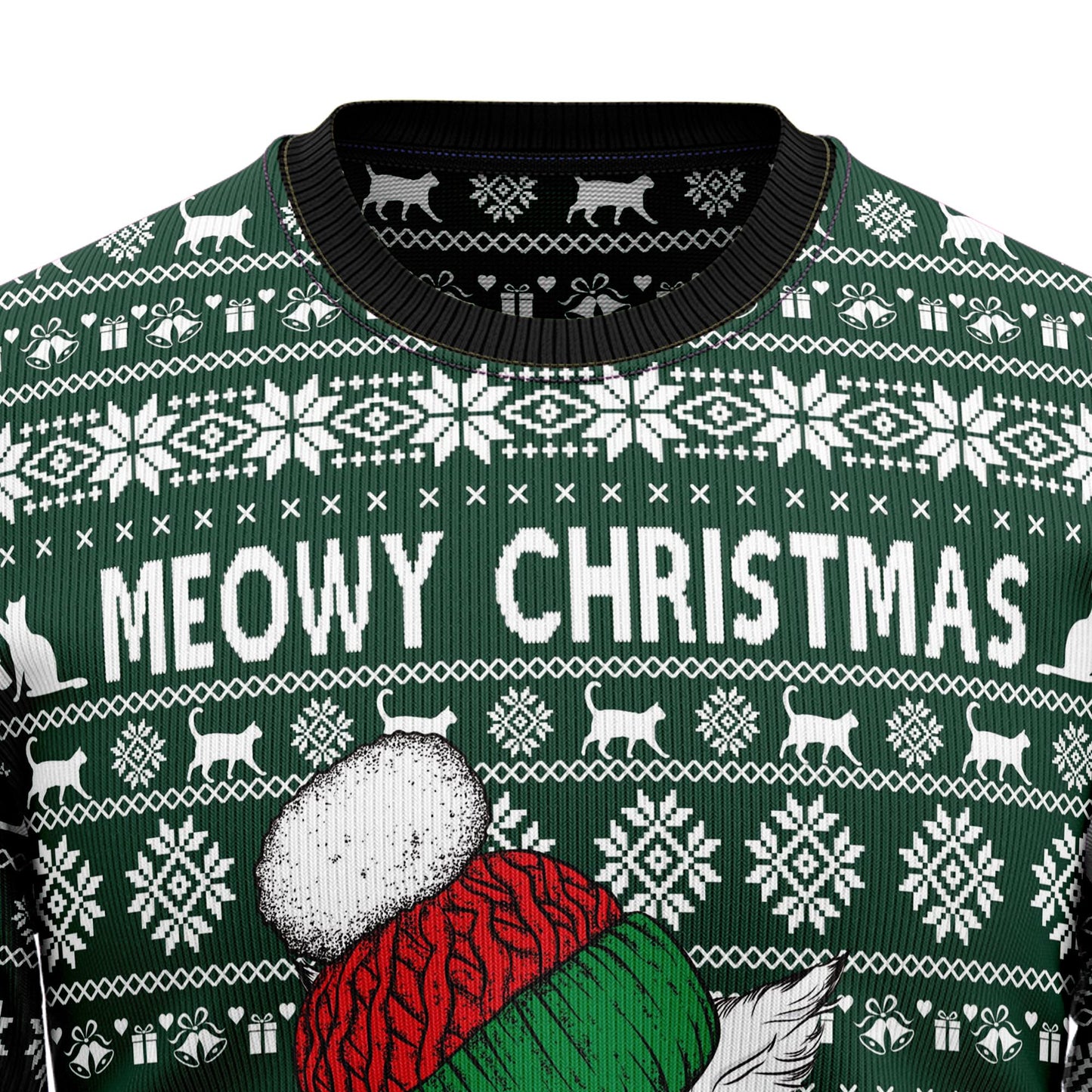 Meowy Christmas G5112 Ugly Christmas Sweater