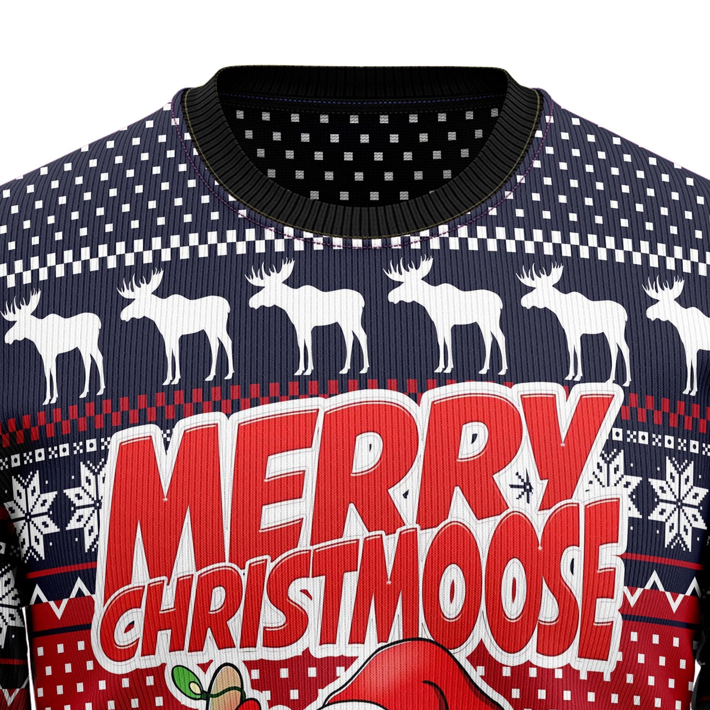 Moose Merry T0311 Ugly Christmas Sweater