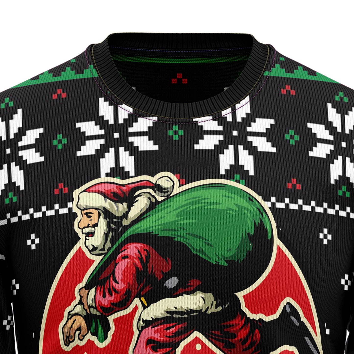 Santa Claus Skateboard HT92816 Ugly Christmas Sweater
