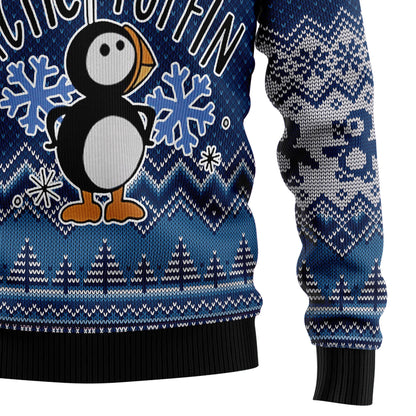 Not Now Arctic Puffin HT100606 Ugly Christmas Sweater