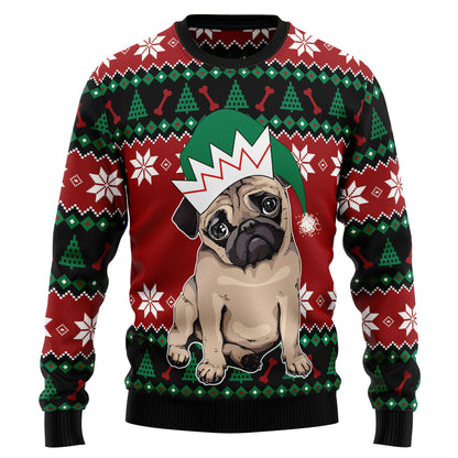 Pug Cute T2210 Ugly Christmas Sweater