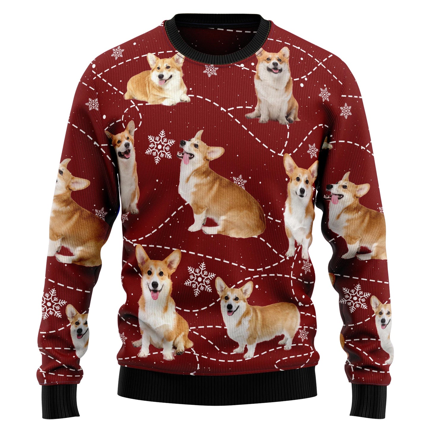 Pembroke Welsh Corgi Xmas HZ92507 Ugly Christmas Sweater