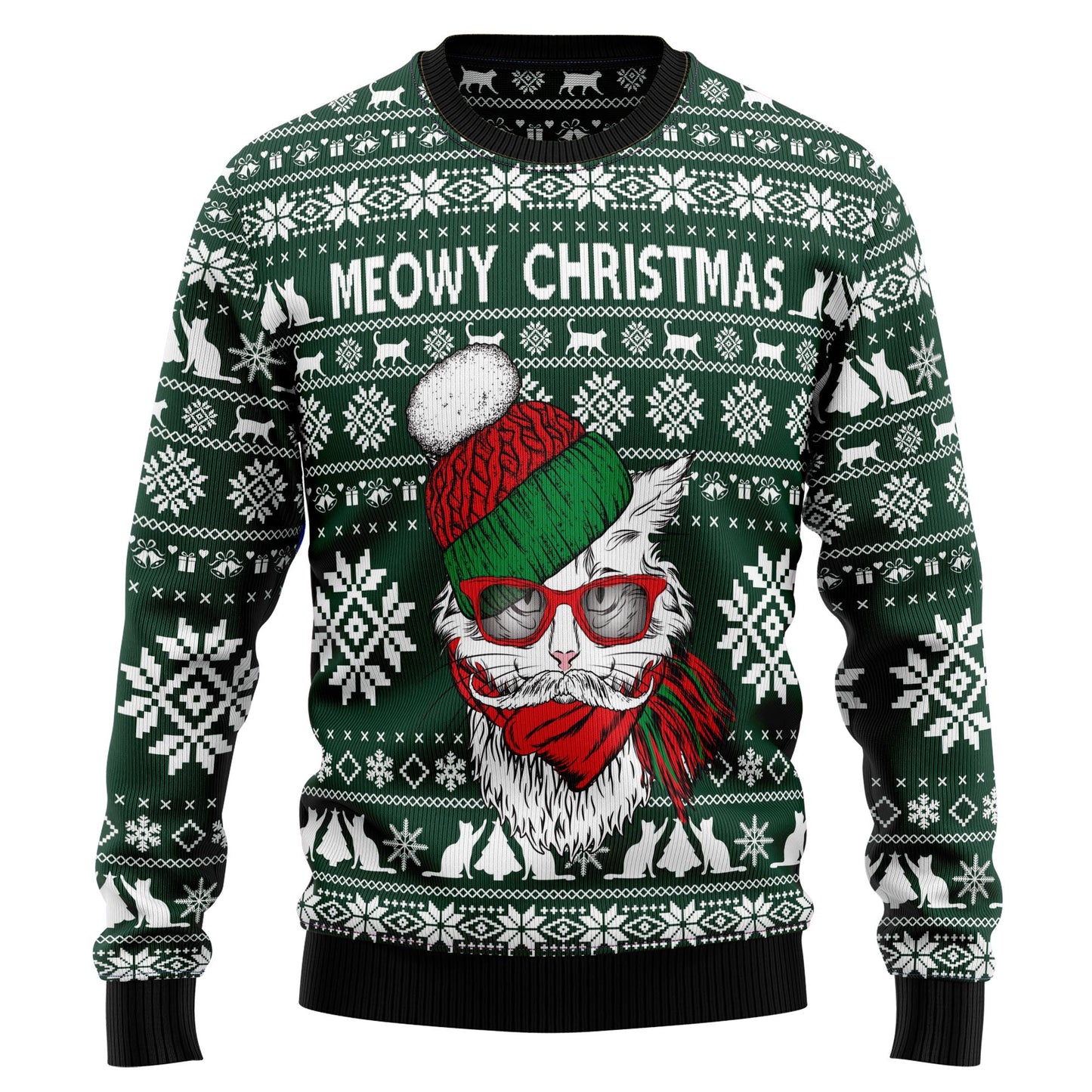 Meowy Christmas G5112 Ugly Christmas Sweater