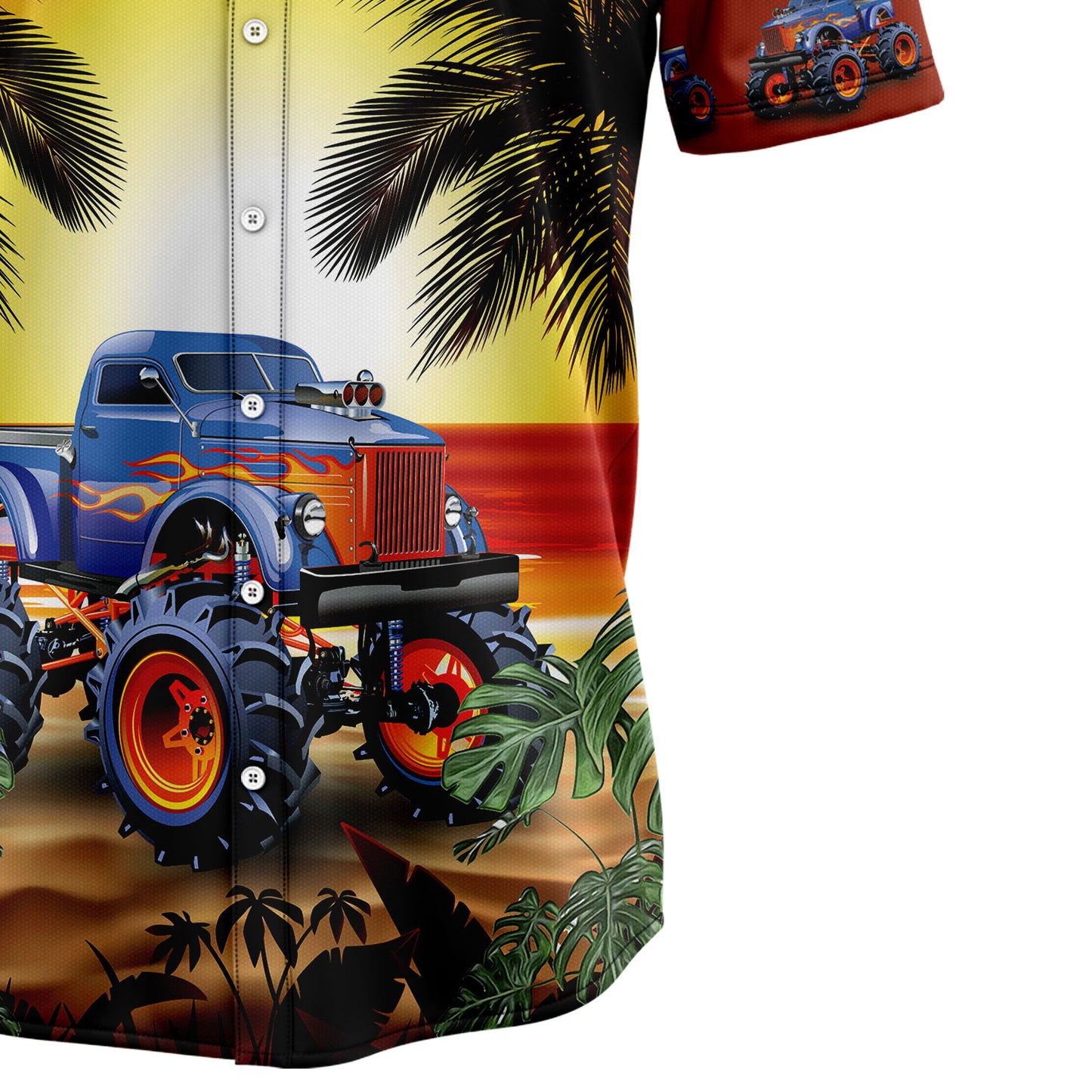 Amazing Legend Monster Truck HT27703 Hawaiian Shirt