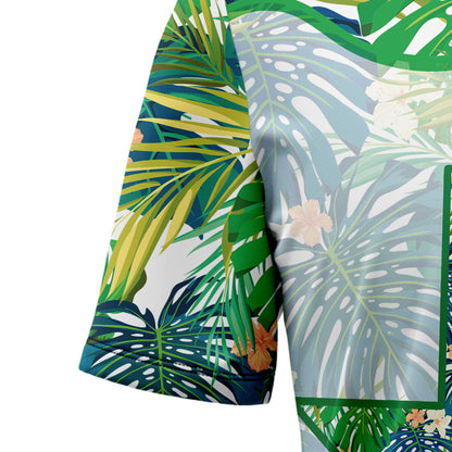 Texas Green Tropical D2707 Hawaiian Shirt