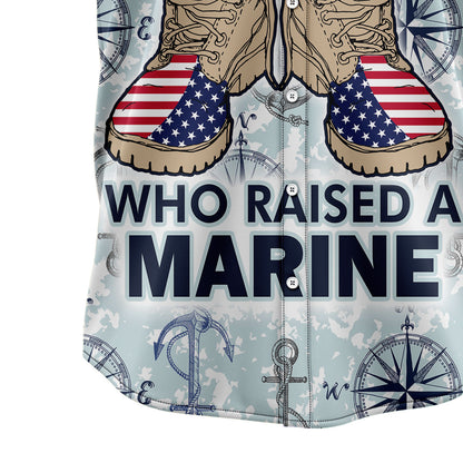 Just A Mom Who Raised A Marine H247002 Hawaiian Shirt